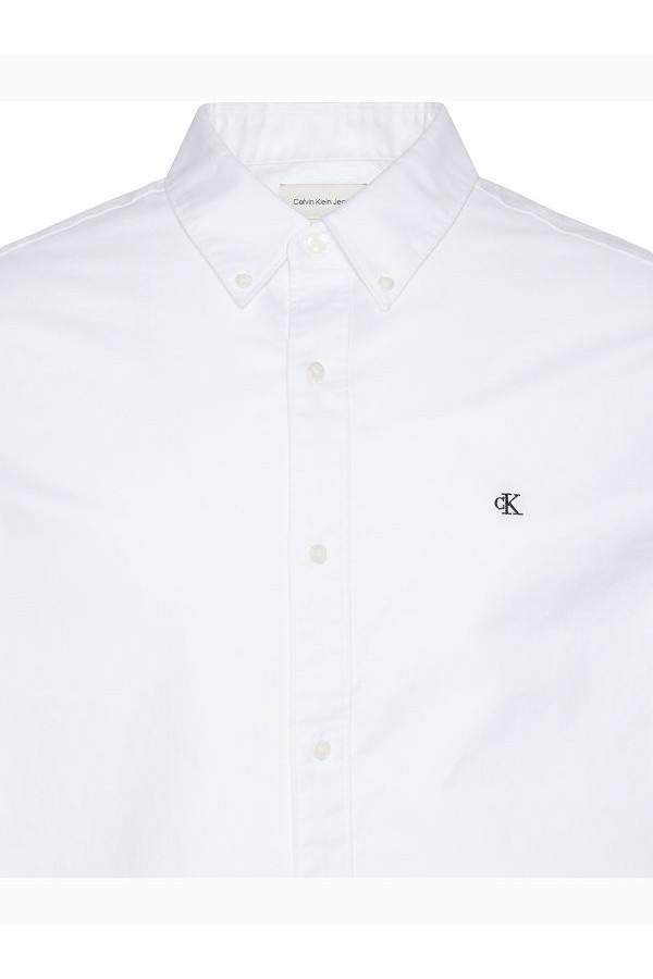 LS SOLID OXFORD CLASSIC SHIRT - ΛΕΥΚΟ