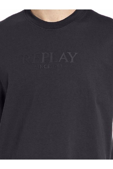 REPLAY T-SHIRT MENS - ΜΠΛΕ