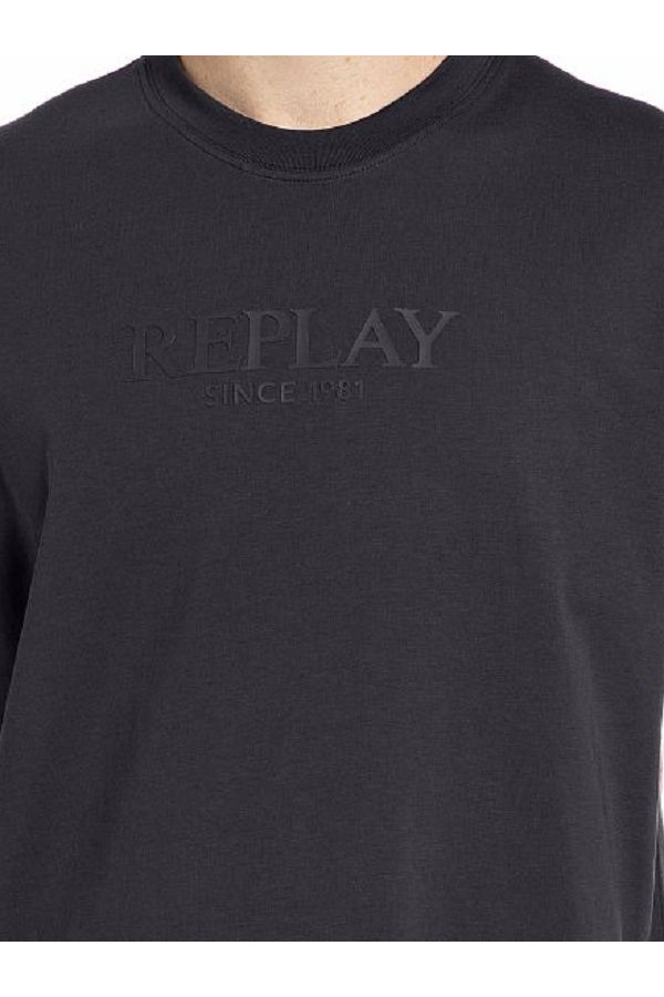 REPLAY T-SHIRT MENS - ΜΠΛΕ