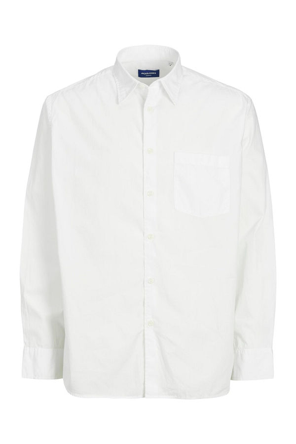 JORBILL OVERSIZED SHIRT LS CBO - ΛΕΥΚΟ