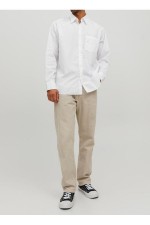 JORBILL OVERSIZED SHIRT LS CBO - ΛΕΥΚΟ