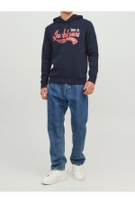 JJELOGO SWEAT HOOD 2 COL 23/24 NOOS - ΜΠΛΕ