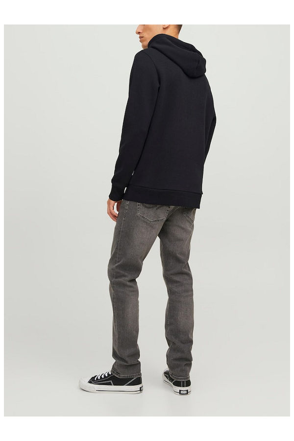 JJELOGO SWEAT HOOD 2 COL 23/24 NOOS - ΜΑΥΡΟ