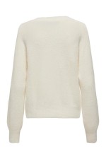 ONLELLA PIUMO LS CARDIGAN CC KNT - ΛΕΥΚΟ