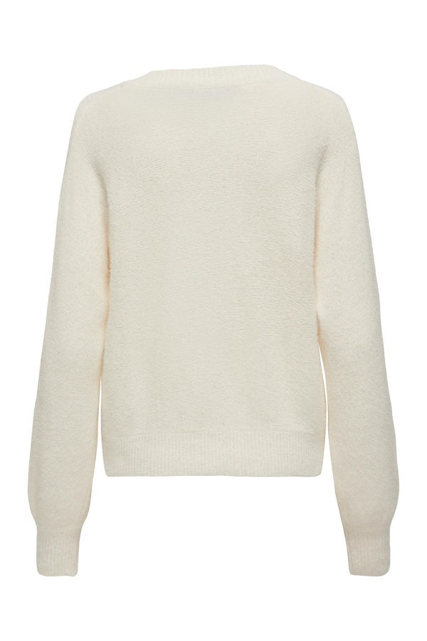 ONLELLA PIUMO LS CARDIGAN CC KNT - ΛΕΥΚΟ