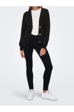 ONLELLA PIUMO LS CARDIGAN CC KNT - ΜΑΥΡΟ