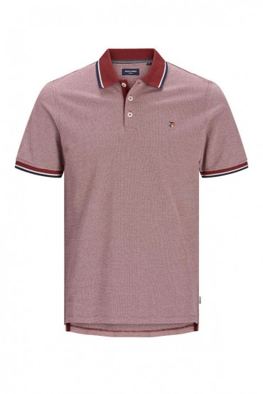 JPRBLUWIN POLO SS STS - ΚΟΚΚΙΝΟ