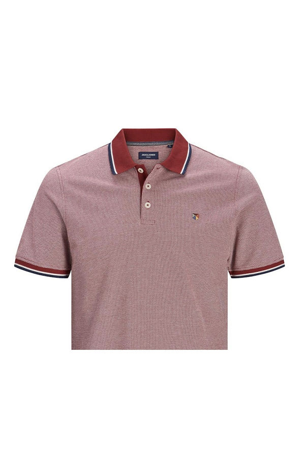 JPRBLUWIN POLO SS STS - ΚΟΚΚΙΝΟ