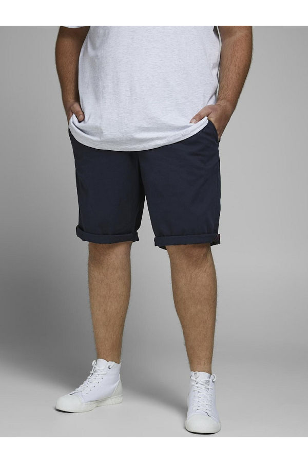 JPSTBOWIE JJSHORTS SOLID SA - ΜΠΛΕ