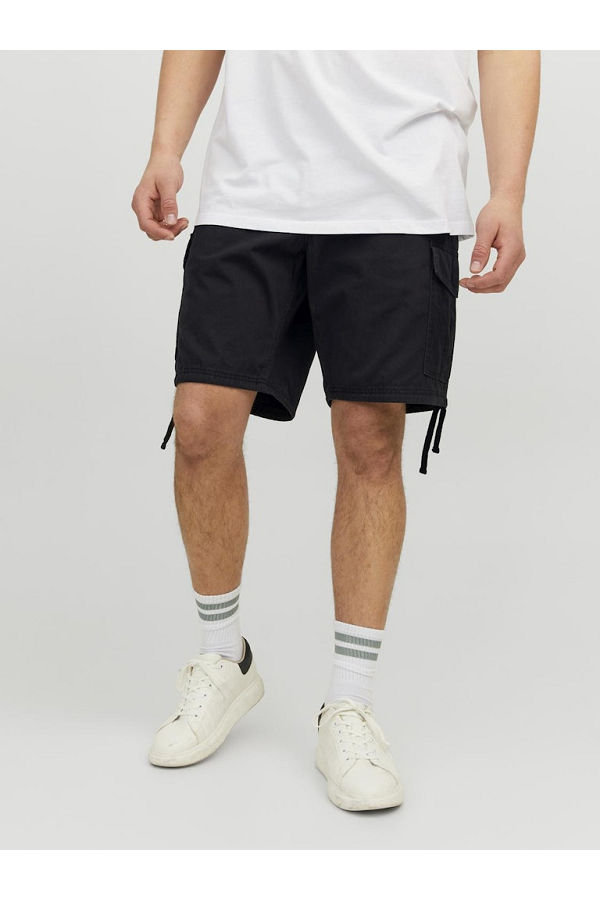 JPSTMARLEY JJCARGO SHORTS ANA SN PLS - ΜΑΥΡΟ