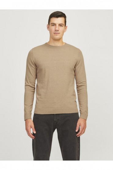 JREBCALLUM KNIT CREW NECK NOOS - ΜΠΕΖ