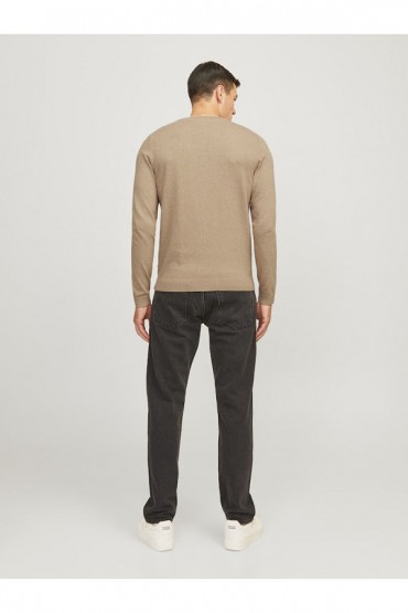 JREBCALLUM KNIT CREW NECK NOOS - ΜΠΕΖ