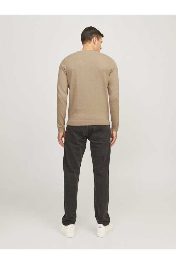 JREBCALLUM KNIT CREW NECK NOOS - ΜΠΕΖ