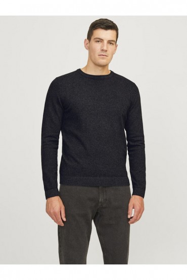 JREBCALLUM KNIT CREW NECK NOOS - ΓΚΡΙ