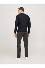 JREBCALLUM KNIT CREW NECK NOOS - ΓΚΡΙ