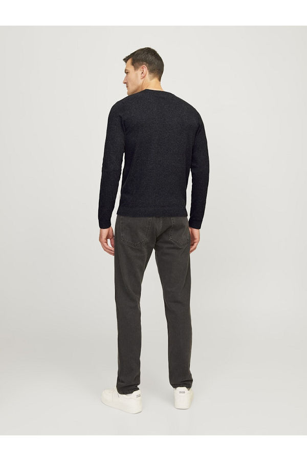 JREBCALLUM KNIT CREW NECK NOOS - ΓΚΡΙ