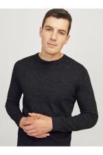 JREBCALLUM KNIT CREW NECK NOOS - ΓΚΡΙ