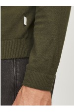 JREBCALLUM KNIT CREW NECK NOOS - ΧΑΚΙ
