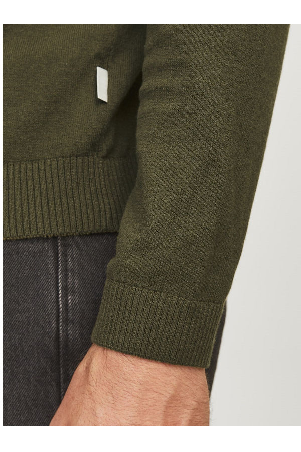 JREBCALLUM KNIT CREW NECK NOOS - ΧΑΚΙ