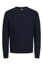 JREBCALLUM KNIT CREW NECK NOOS - ΜΠΛΕ