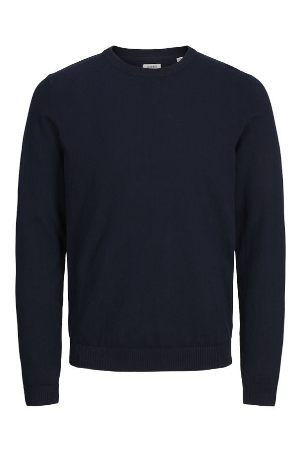 JREBCALLUM KNIT CREW NECK NOOS - ΜΠΛΕ