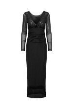 ONLPARIS L/S REVERSIBLE DRESS BOX JRS - ΜΑΥΡΟ