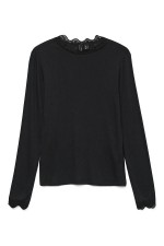 VMROSA LS HIGHNECK TOP GA JRS NOOS - ΜΑΥΡΟ