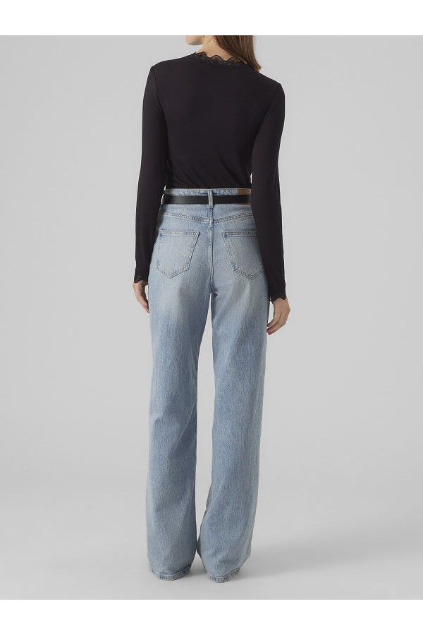 VMROSA LS HIGHNECK TOP GA JRS NOOS - ΜΑΥΡΟ