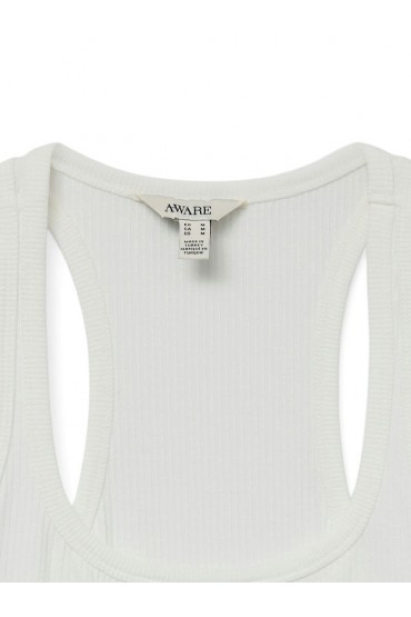 VMRAECHEL U-NECK TANK TOP VMA - ΛΕΥΚΟ