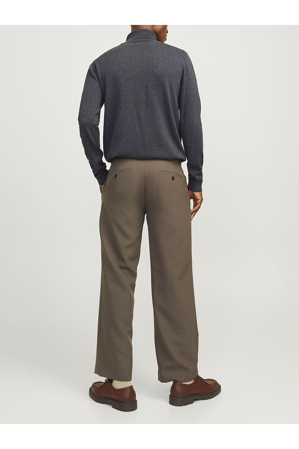 JJEBASIC KNIT ROLL NECK NOOS - ΓΚΡΙ
