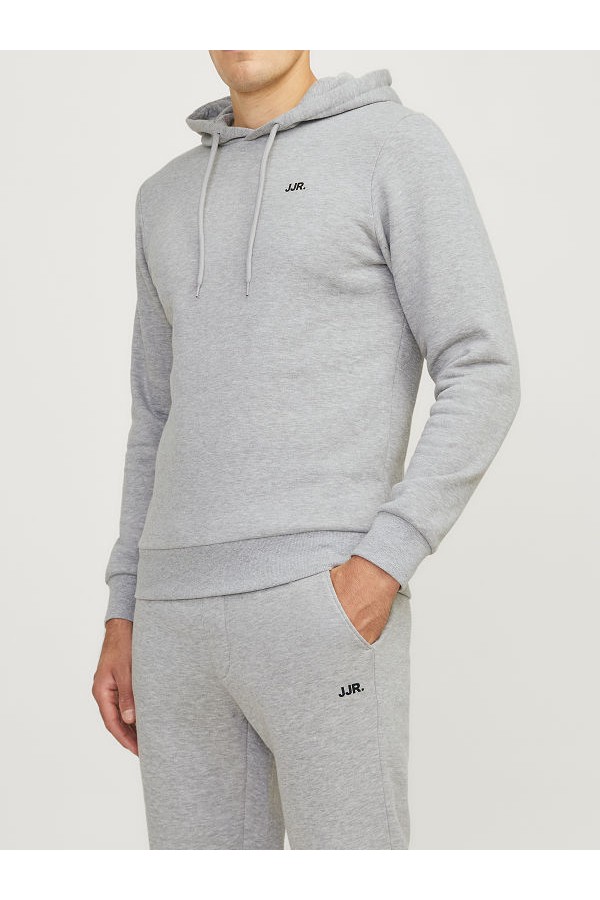 JREBREBEL LOGO SWEAT HOOD NOOS - ΓΚΡΙ
