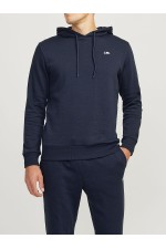 JREBREBEL LOGO SWEAT HOOD NOOS - ΜΠΛΕ