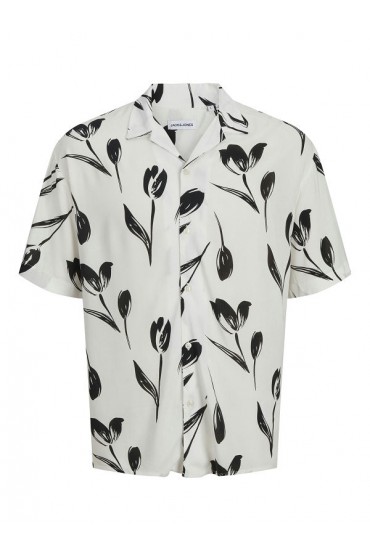 JJEJEFF CHARGE RESORT SHIRT SS SN - ΛΕΥΚΟ