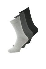 JACORDINARY SOCKS 3 PACK NOOS - ΠΟΛΥΧΡΩΜΟ