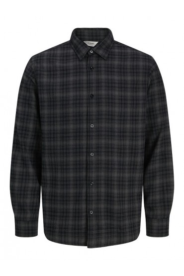 JREBJETT SHIRT LS - ΜΑΥΡΟ