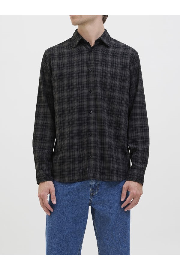JREBJETT SHIRT LS - ΜΑΥΡΟ