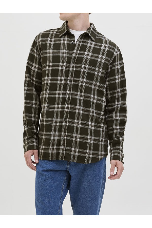 JREBJETT SHIRT LS - ΧΑΚΙ