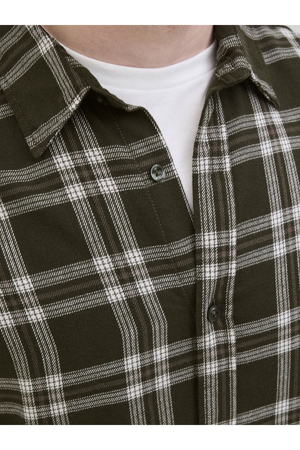 JREBJETT SHIRT LS - ΧΑΚΙ