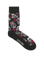 JACMURPHY SKULL SOCKS 3 PACK - ΜΑΥΡΟ