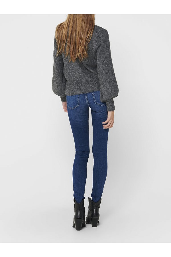 ONLELSA L/S PULLOVER KNT - ΓΚΡΙ