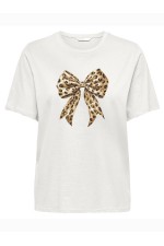 ONLKITA LIFE REG S/S MIX TOP CS JRS EX. - ΛΕΥΚΟ