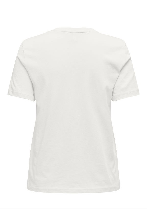 ONLKITA LIFE REG S/S MIX TOP CS JRS EX. - ΛΕΥΚΟ