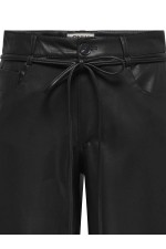 ONLGIANNA-STORY MW FAUX LEA PANT CC PNT - ΜΑΥΡΟ