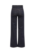 ONLMADISON BLUSH HW WIDE DNM - ΜΠΛΕ