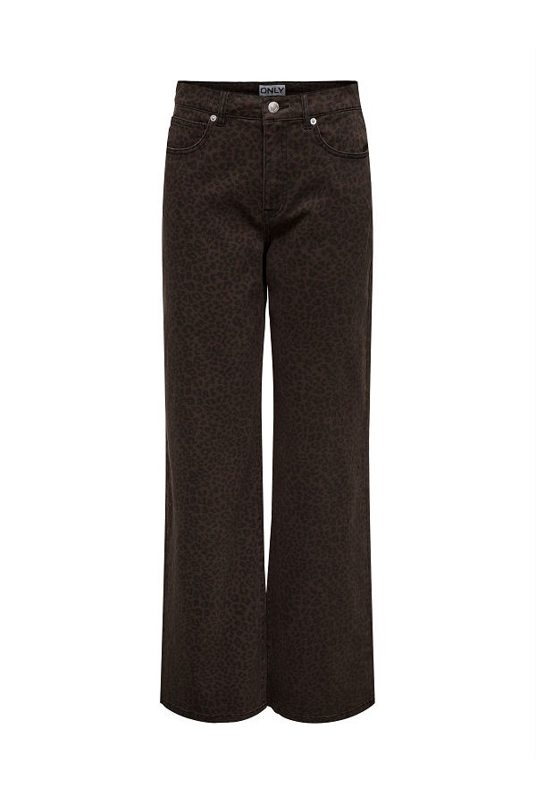 ONLMADISON HW WIDE ANIMAL PANT CC - ΚΑΦΕ