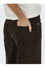 ONLMADISON HW WIDE ANIMAL PANT CC - ΚΑΦΕ