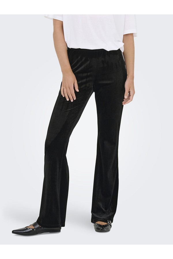 ONLSMOOTH FLARED PANT JRS - ΜΑΥΡΟ
