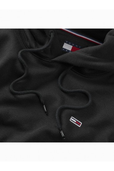 TJM REG S FLAG HOODIE - ΜΑΥΡΟ