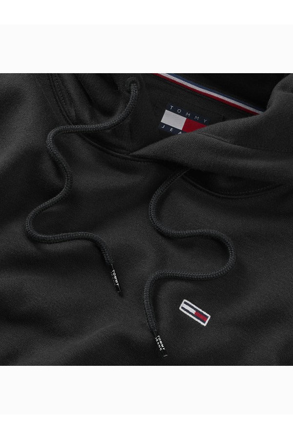 TJM REG S FLAG HOODIE - ΜΑΥΡΟ