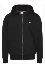 TJM REG S FLAG ZIP THRU - ΜΑΥΡΟ